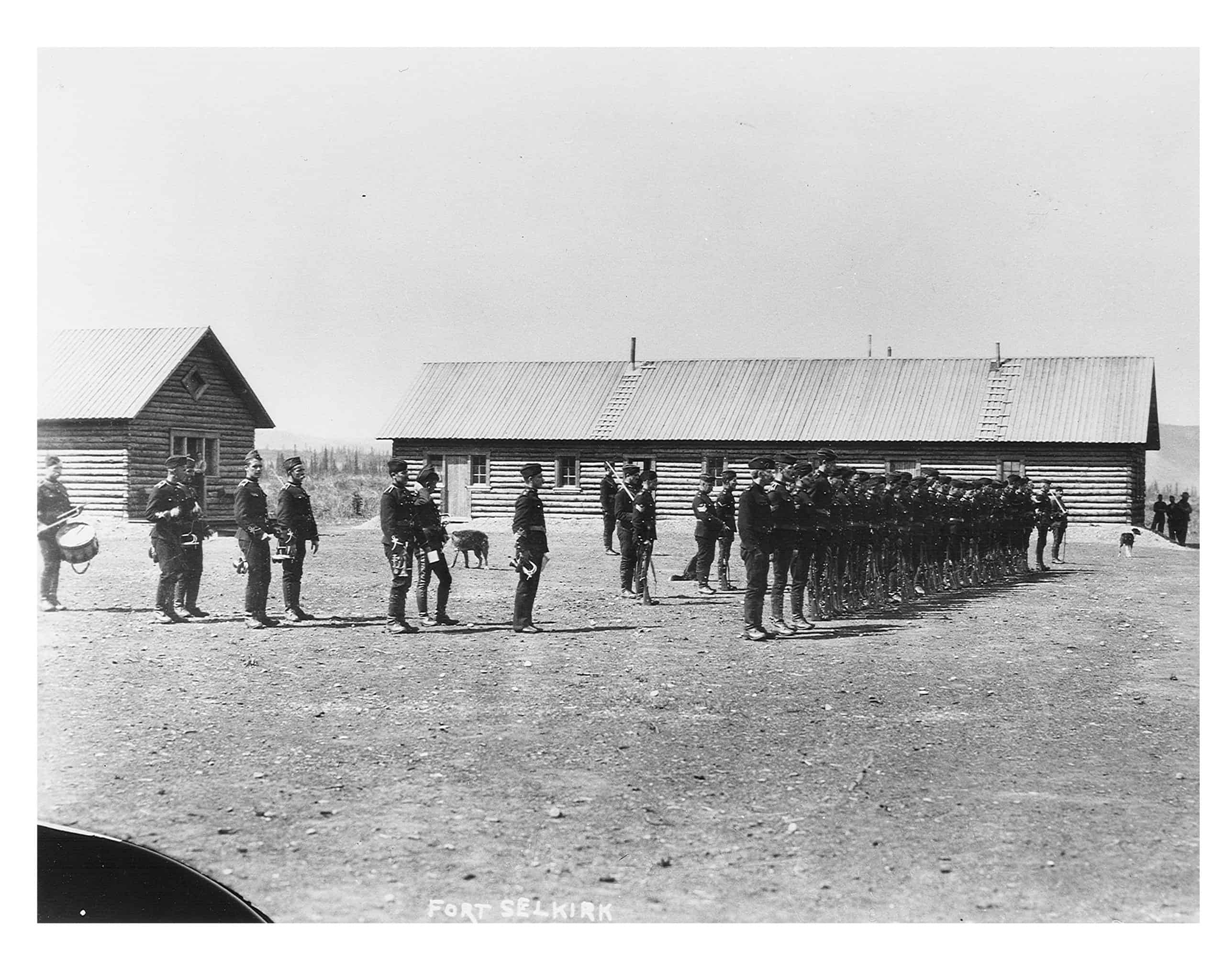 1900-Yukon-Feild-Force-Fort-Selkirk-circa-1890s-scaled