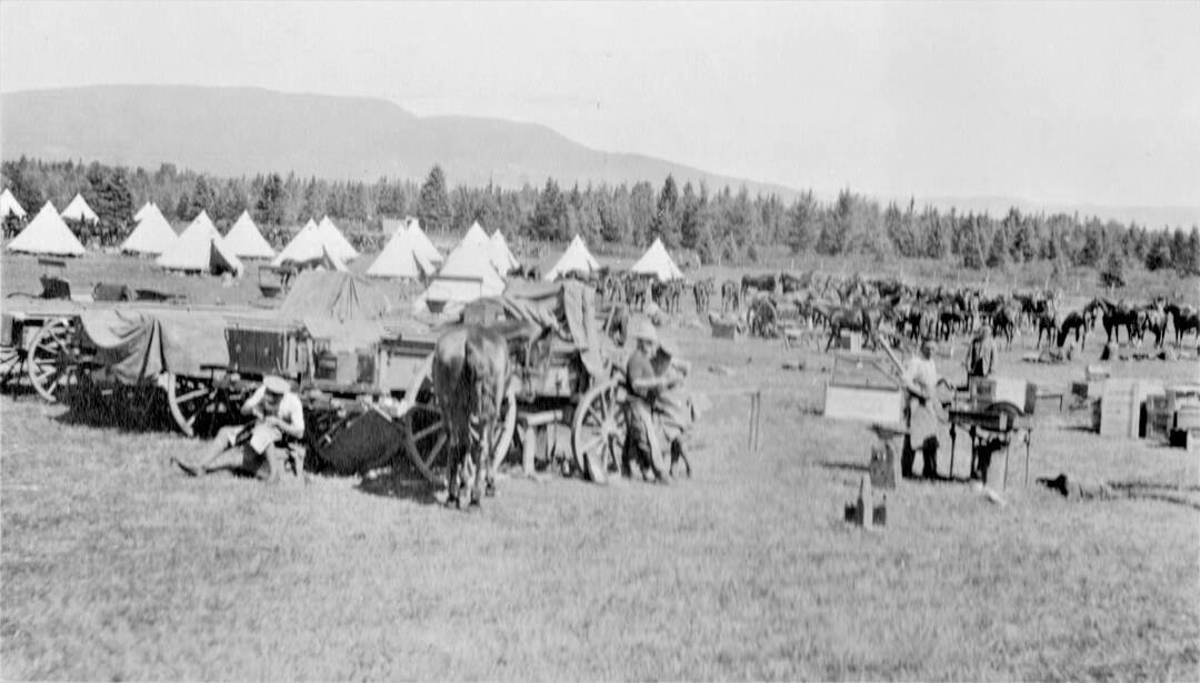 3.-1914-August-Camp-Valcartier-A-Battery