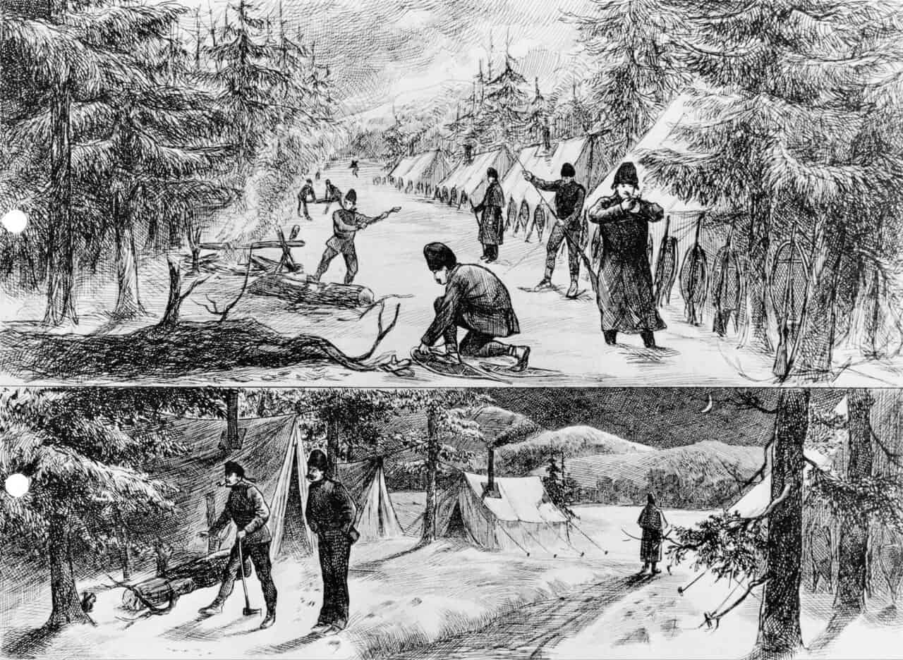 1878-B-Battery-Winter-Encampment-Quebec