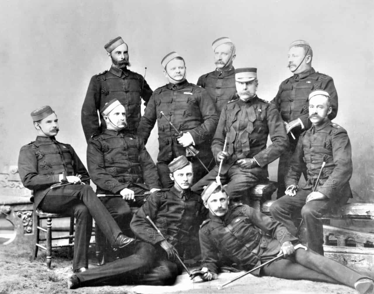 1886-Officers-of-B-Battery-1886
